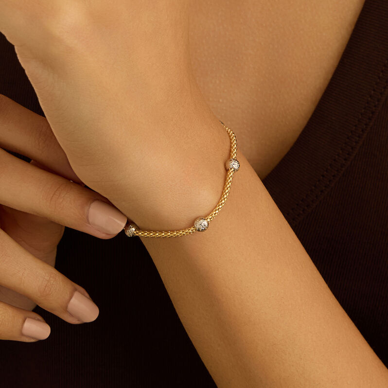 Bracciale Golden Lover Oro Bicolore - Bracciali Donna | Stroili