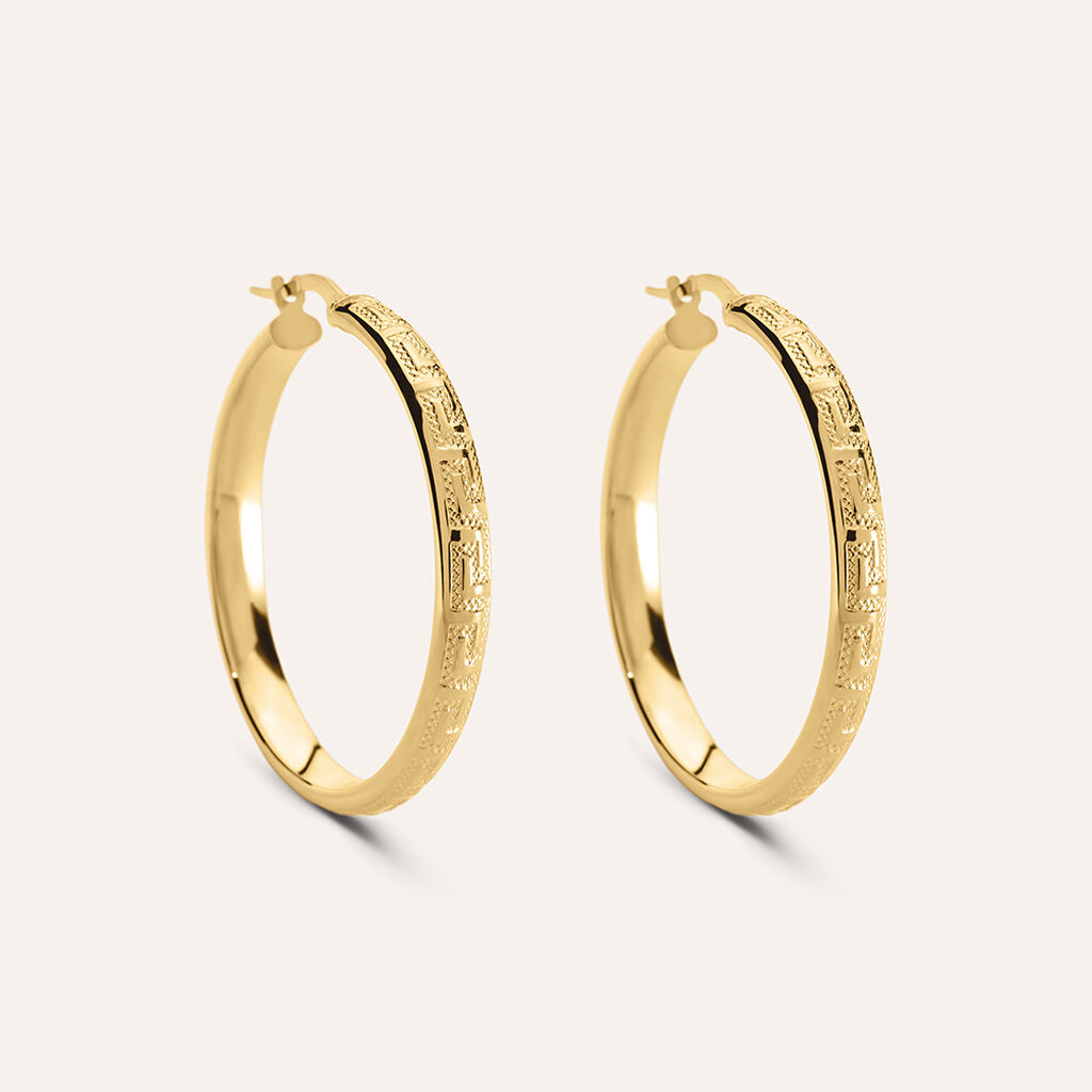 Orecchini A Cerchio Toujours Oro Giallo