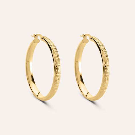 Orecchini A Cerchio Toujours Oro Giallo - Orecchini a Cerchio Donna | Stroili