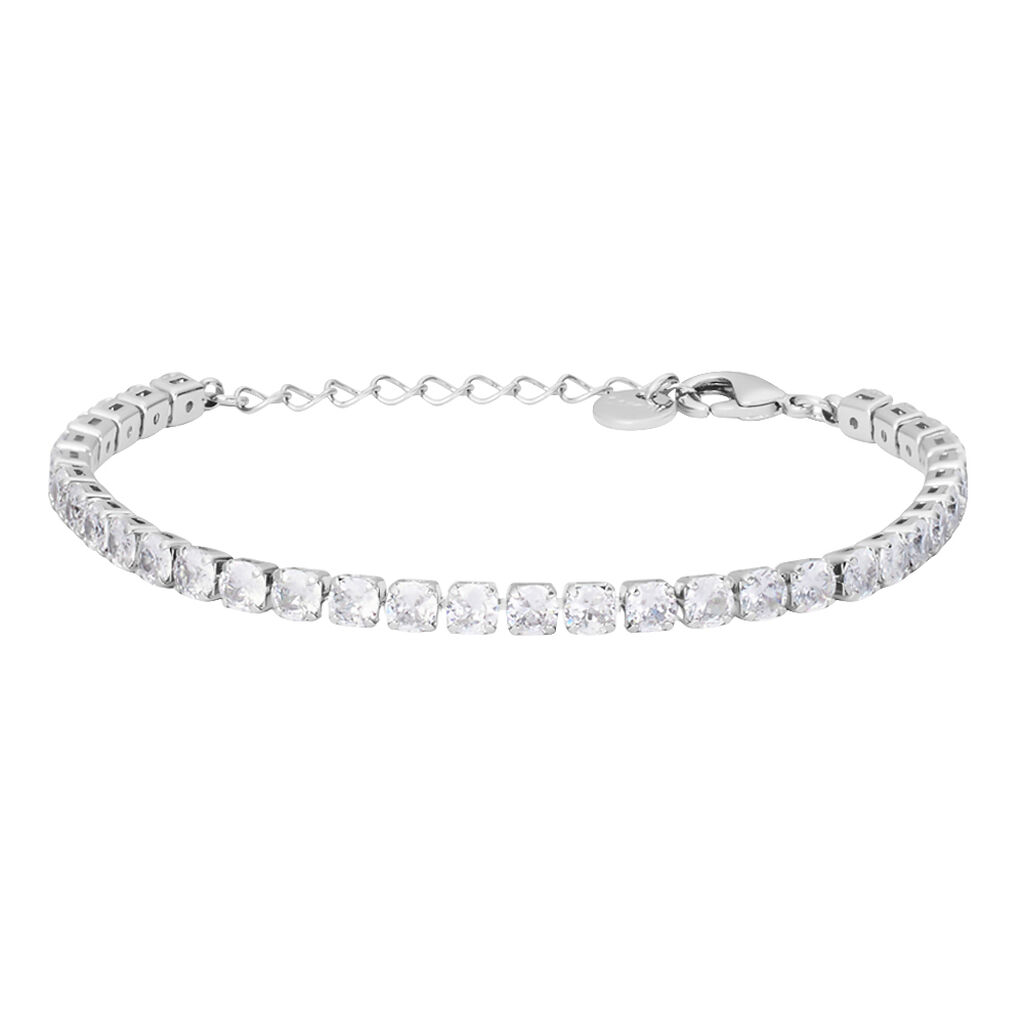 Bracciale Tennis Romantic Shine Metallo Cristallo - Bracciali Tennis Donna | Stroili