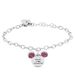 Bracciale Lady Message Acciaio Cristallo - Bracciali con Incisione Donna | Stroili