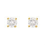 Orecchini Lobo Punto Luce Grace Oro Giallo Diamante