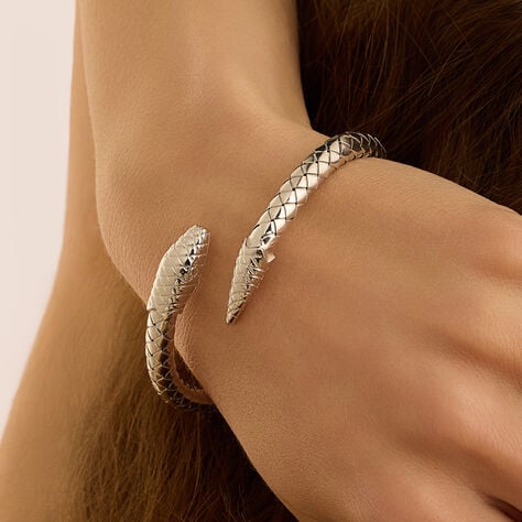 Bangle Silver Collection Argento Rodiato - Gioielli  | Stroili