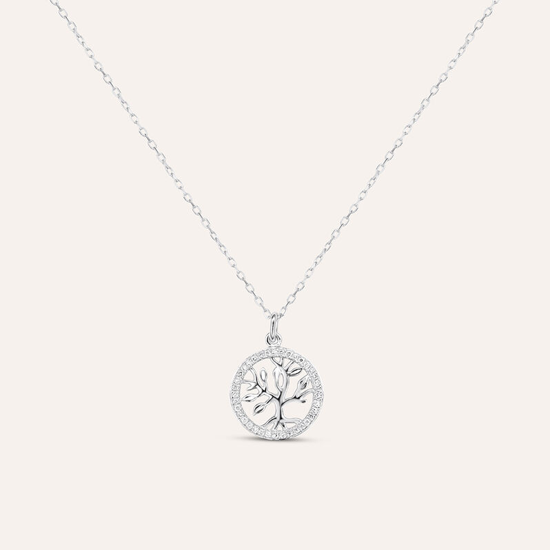 Collana Sophia Oro Bianco Diamante - Collane Donna | Stroili
