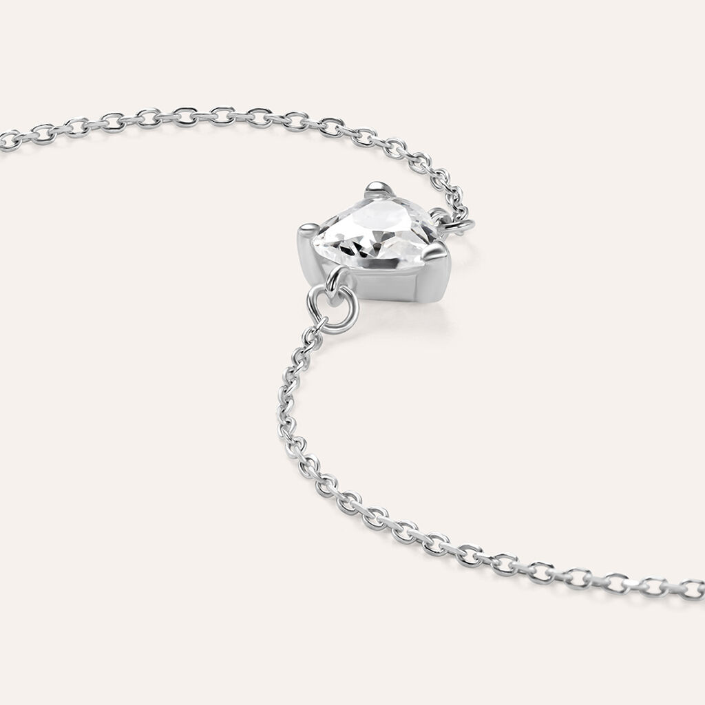 Bracciale Punto Luce Claire Oro Bianco Cubic Zirconia