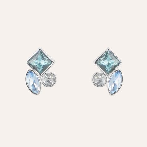 Orecchini Lobo Violet Ottone Cristallo - Orecchini a Lobo Donna | Stroili