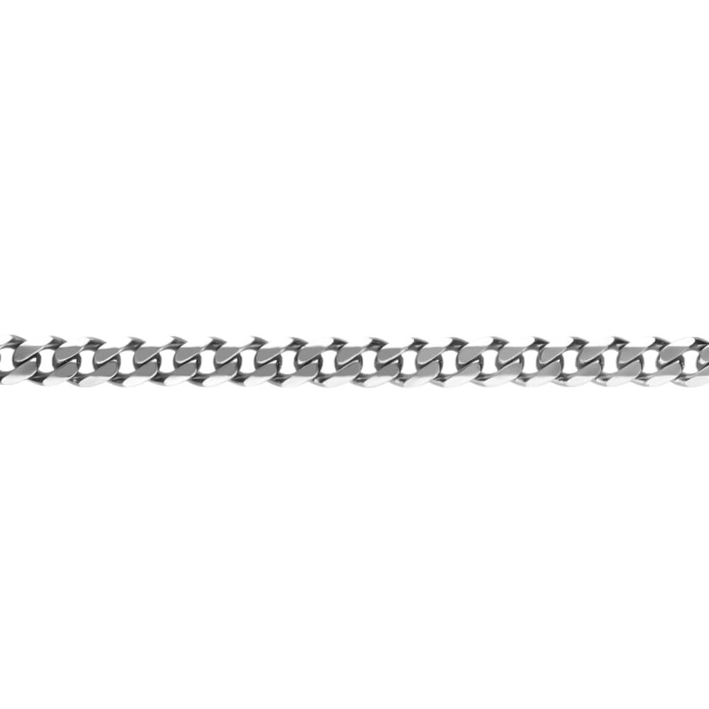 Bracciale Catena Gentleman Argento Rodiato - Bracciali Uomo | Stroili
