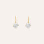 Orecchini Lobo Punto Luce Claire Oro Giallo Cubic Zirconia