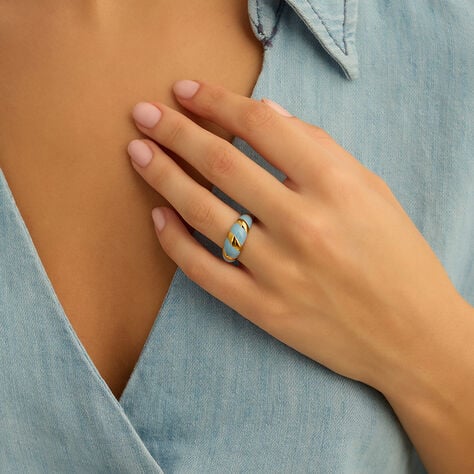 Anello Fascia Radiance Acciaio Dorato - Anelli Donna | Stroili