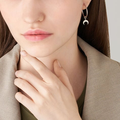 Orecchini A Cerchio Silver Collection Argento Rodiato - Orecchini a Cerchio Donna | Stroili
