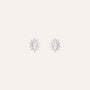 Orecchini Lobo Silver Elegance Argento Rodiato Cubic Zirconia