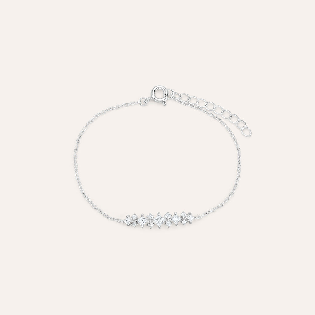 Bracciale Silver Elegance Argento Rodiato Cubic Zirconia