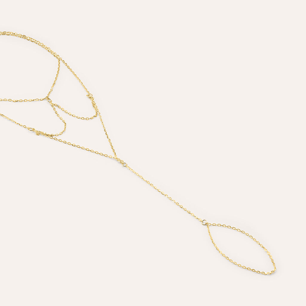 Baciamano Beverly Oro Giallo - Bracciali Amicizia Donna | Stroili