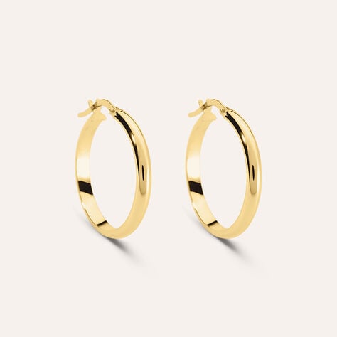 Orecchini A Cerchio Toujours Oro Giallo - Orecchini a Cerchio Donna | Stroili