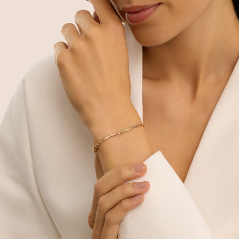 Bracciale Amélie Oro Giallo Ametista Citrino Topazio Tormalina Peridoto - Bracciali Donna | Stroili