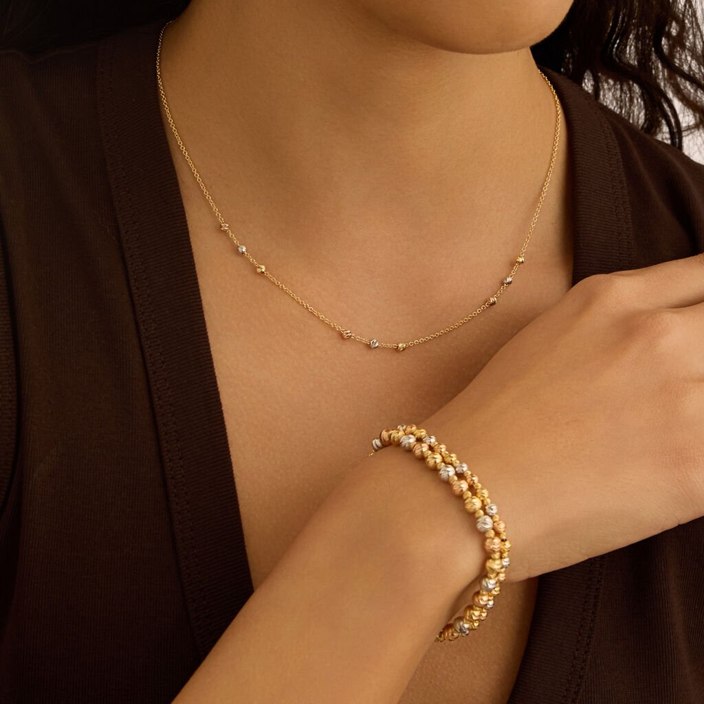 Collana Golden Lover Oro Tricolore - Collane Donna | Stroili