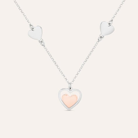 Collana Silver Collection Argento Bicolore Bianco / Rosa - Collane Donna | Stroili