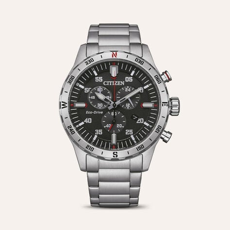 Orologio Eco Drive Citizen Ore Felici At2520-89e - Orologi Cronografo Uomo | Stroili