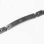 Bracciale Man Code Acciaio Nero Cristallo