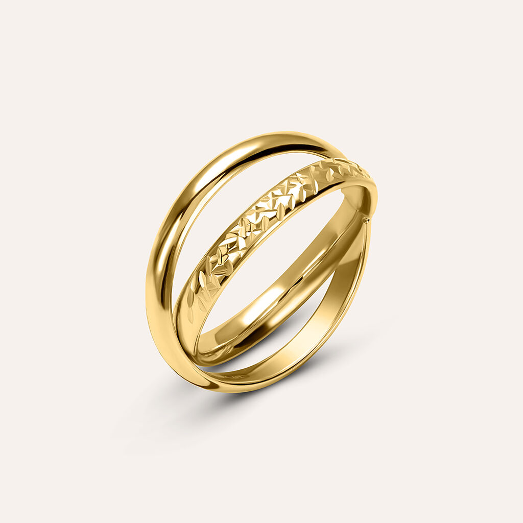 Anello Fascia Golden Lover Oro Giallo