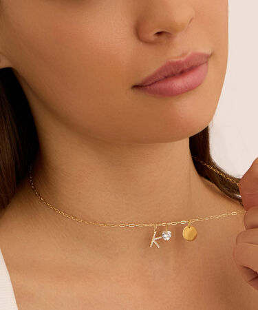 Orecchini Lobo Bon Ton Oro Giallo Cubic Zirconia