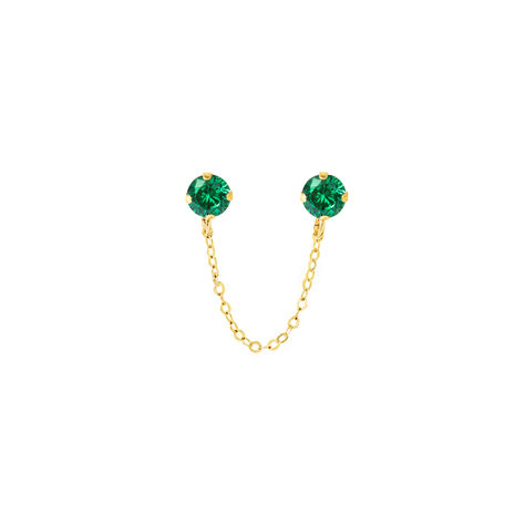 Mono Orecchino Lobo Bon Ton Oro Giallo Cubic Zirconia - Mono Orecchino Donna | Stroili