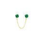 Mono Orecchino Lobo Bon Ton Oro Giallo Cubic Zirconia