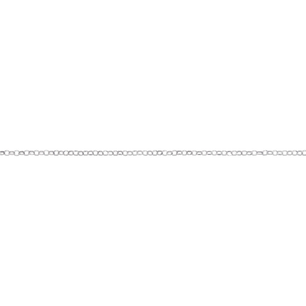 Collana Silver Pearls Argento Rodiato Perla sintentica