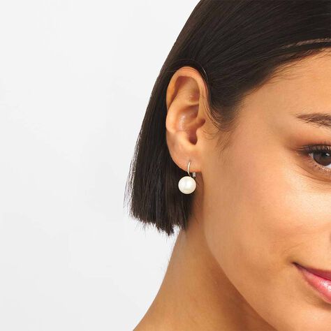 Orecchini Pendenti Silver Pearls Argento Rodiato Perla sintentica - Orecchini Pendenti Donna | Stroili