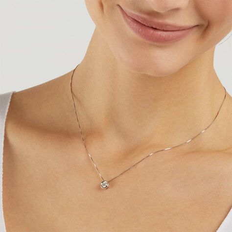 Collana Punto Luce Firmamenti Oro Bianco Diamante - Collane Punto Luce Donna | Stroili