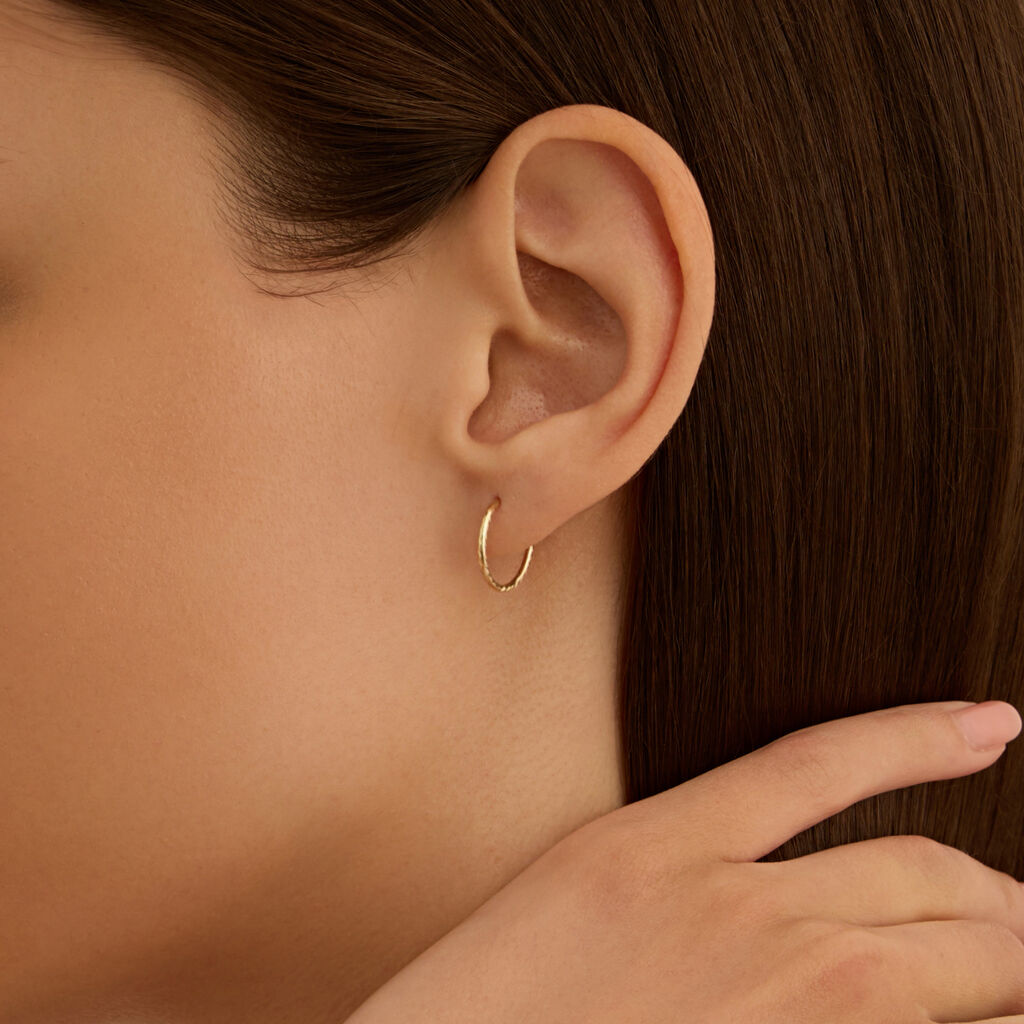 Orecchini A Cerchio Toujours Oro Giallo