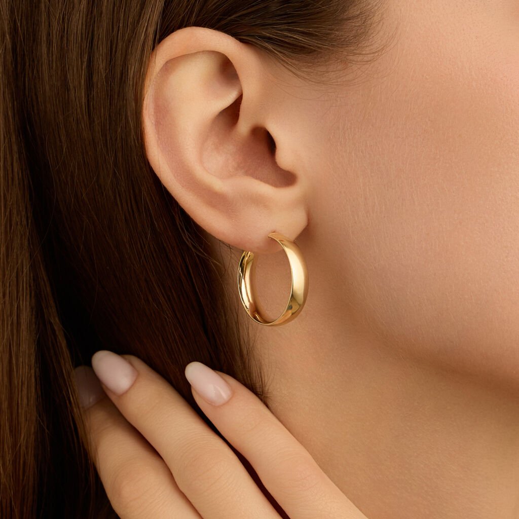 Orecchini A Cerchio Toujours Oro Giallo - Orecchini a Cerchio Donna | Stroili