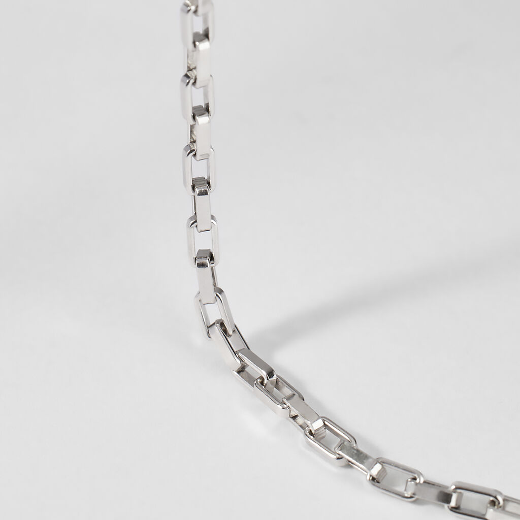 Catena Gentleman Argento Rodiato