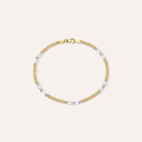 Bracciale Catena L'homme Or Oro Bicolore - Bracciali Uomo | Stroili