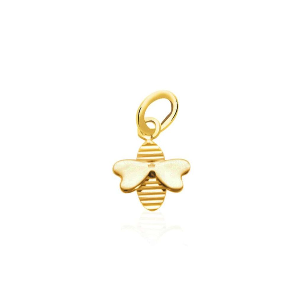 Ciondolo ape in oro giallo