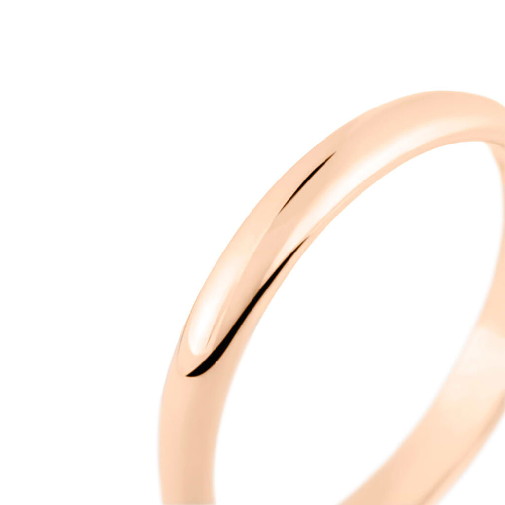 Fede Classica Leggera 3.2 mm Oro Rosa - Anelli con Incisione Unisex | Stroili