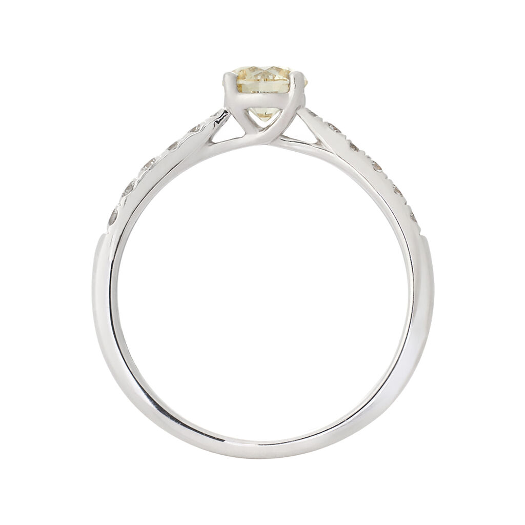 Anello Solitario Diamade Oro Bianco Diamante Lab-Grown - Anelli con Pietre Donna | Stroili