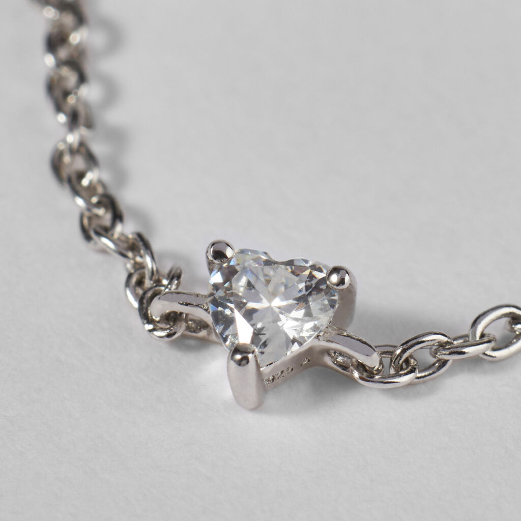 Anello Solitario Silver Elegance Argento Rodiato Cubic Zirconia - Anelli con Pietre Donna | Stroili