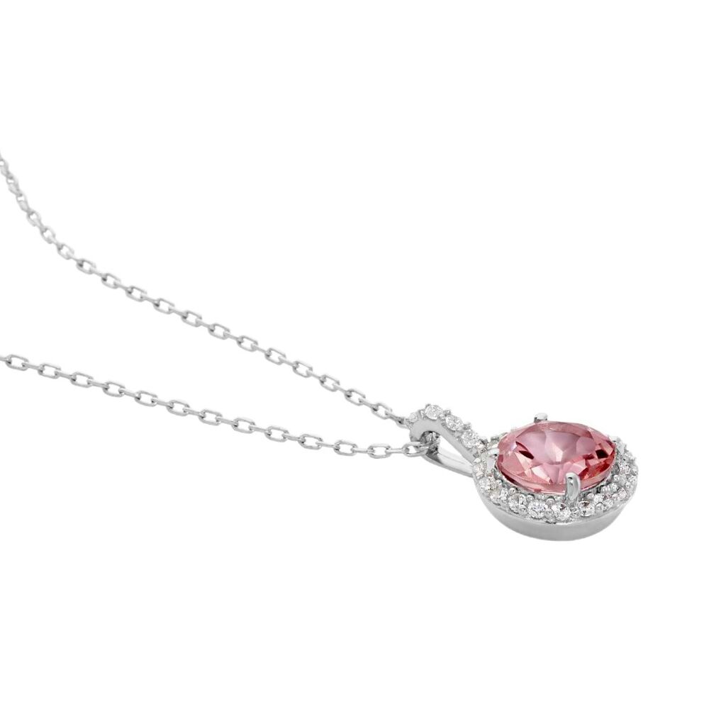 Collana Punto Luce Amélie Oro Bianco Topazio Cubic Zirconia - Collane Punto Luce Donna | Stroili