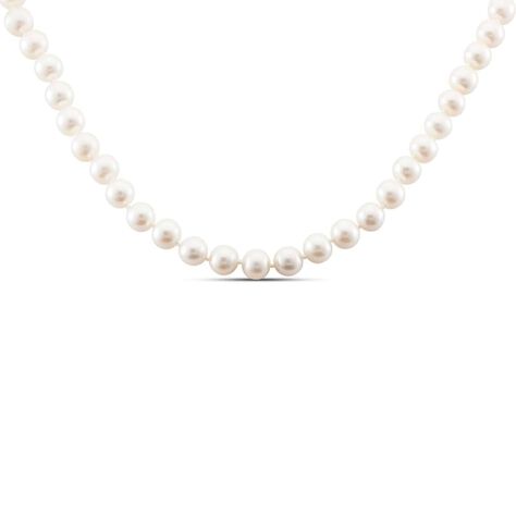 Collana Gold Pearls Oro Bianco Perla D'Acqua Dolce Diamante - Collane Donna | Stroili