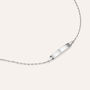 Bracciale Con Targhetta Holy Oro Bianco
