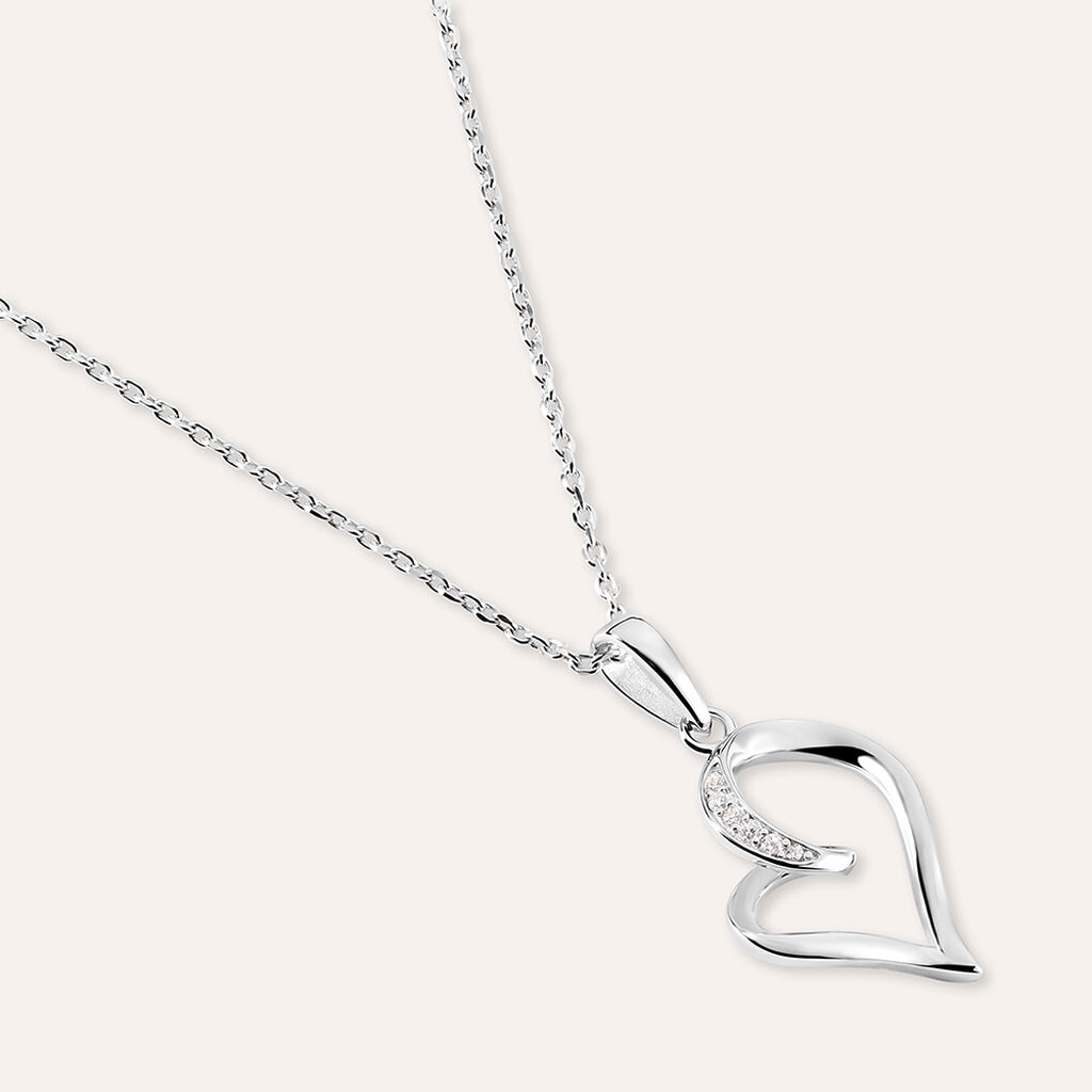 Collana Silver Shine Argento Rodiato Cubic Zirconia