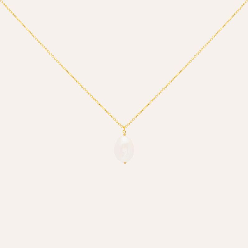 Collana Gabrielle Oro Giallo E Perla Barocca - Collane Donna | Stroili