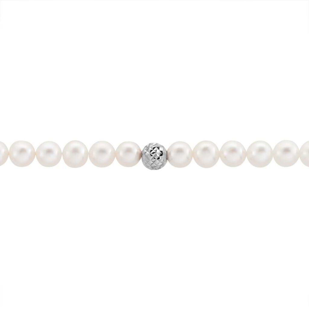 Bracciale Gabrielle Oro Bianco Perla D'Acqua Dolce - Bracciali Donna | Stroili