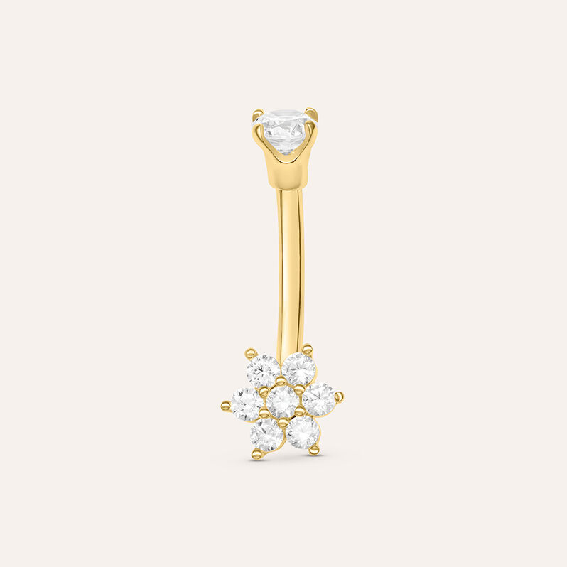 Piercing Ombelico Bon Ton Oro Giallo Cubic Zirconia - Gioielli Donna | Stroili