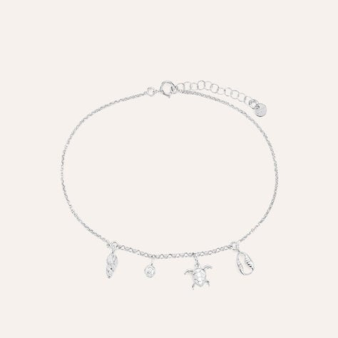 Quadri - Bracciale In Argento 925 Elegante Con Catena Modello Figaro - Bracciale Uomo E Donna