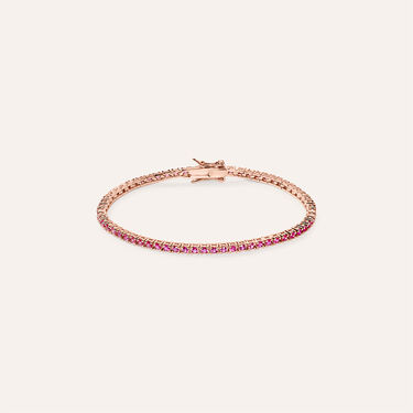 Bracciale Silver Rainbow Argento Rosato Cubic Zirconia