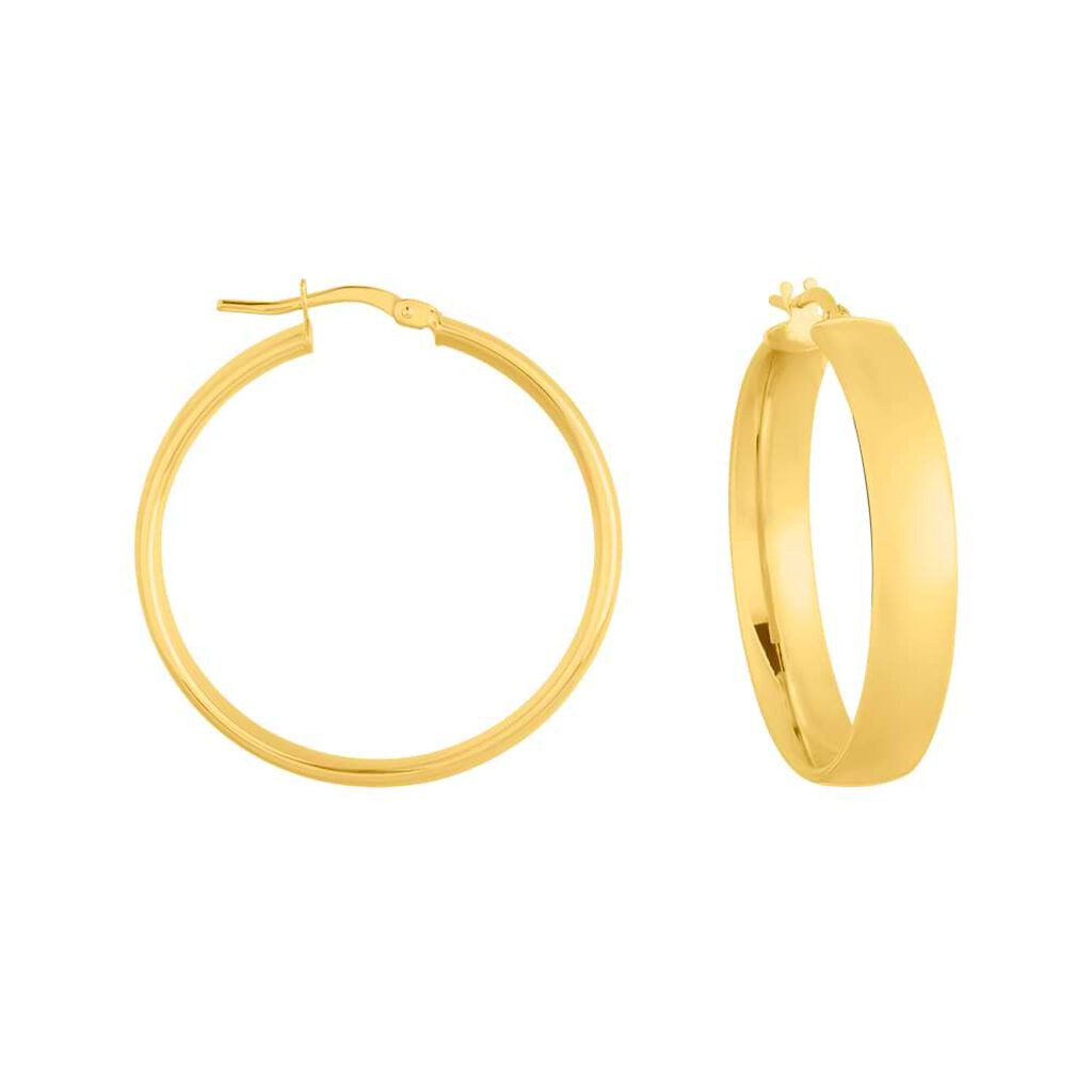 Orecchini A Cerchio Toujours Oro Giallo - Orecchini a Cerchio Donna | Stroili