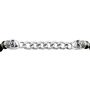 Bracciale in acciaio e pietra