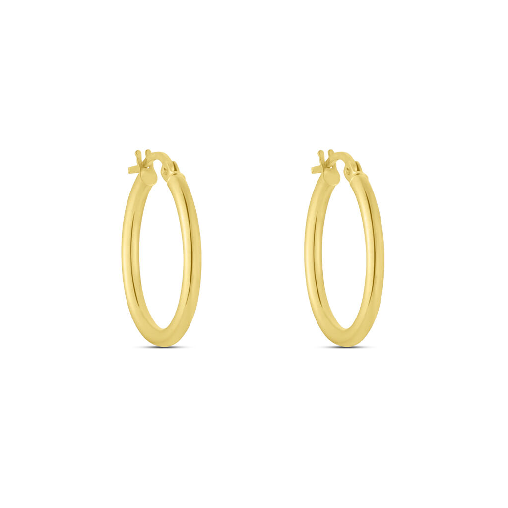 Orecchini A Cerchio Gold Essence Oro Giallo - Orecchini a Cerchio Donna | Stroili